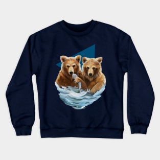 Bear doesn't share food! Crewneck Sweatshirt